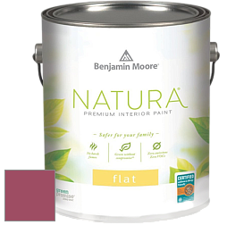 Benjamin Moore 512 Natura Interior Flat Finish матовая краска цвет 2080-30 Cherry Wine