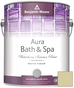 Краска Benjamin Moore Aura Bath & Spa Interior Paint Matte Finish (532) цвет 528 Folk Art
