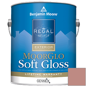 Краска Regal Select Exterior Paint-Moor GloSoft Gloss Finish (W096) цвет 2173-40 Antique Rose