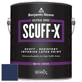 Benjamin Moore 484 Ultra Spec SCUFF-X Interior Matte Finish краска цвет RAL 5003 