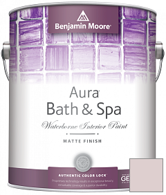 Краска Benjamin Moore Aura Bath & Spa Interior Paint Matte Finish (532) цвет 1248 Organdy