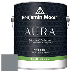 Benjamin Moore Aura 528 Waterborne Interior Semi-gloss Finish краска цвет 1607 Englewood Cliffs