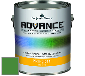 Benjamin Moore 794 Advance Interior Paint-High Gloss глянцевая алкидная эмаль цвет 2033-10 Yellow Green