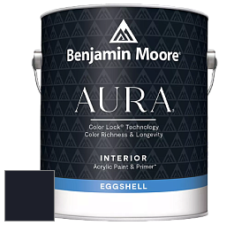 Benjamin Moore Aura 524 Waterborne Interior Eggshell Finish краска цвет RAL 5004 