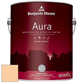 Benjamin Moore Aura 631 Waterborne Exterior Satin Finish краска цвет 2016-50 Melon Popsicle