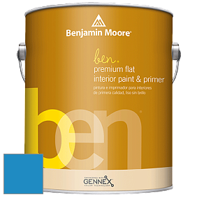 Benjamin Moore Ben W625 Premium Interior Latex Flat краска цвет NCS S 2060-R90B 