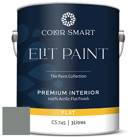COLOR SMART CS 745 ELIT PAINT глубокоматовая моющаяся краска цвет NCS S 5005-G 