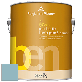 Benjamin Moore Ben W625 Premium Interior Latex Flat краска цвет NCS S 2020-B10G 