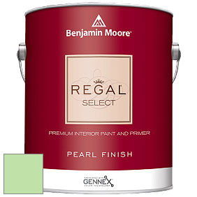 Benjamin Moore 550 Regal Select Waterborne Interior Pearl Finish краска цвет 2032-50 Early Spring Green