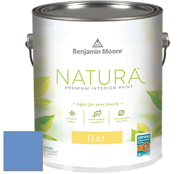 Benjamin Moore 512 Natura Interior Flat Finish матовая краска цвет 2067-40 Blue Lapis