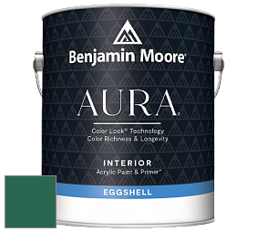 Benjamin Moore Aura 524 Waterborne Interior Eggshell Finish краска цвет 2045-10 Green Bay