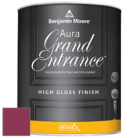 Benjamin Moore Aura 148 Grand Entrance High Gloss эмаль цвет 2077-10 Magenta