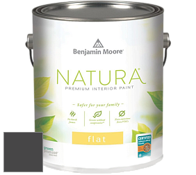 Benjamin Moore 512 Natura Interior Flat Finish матовая краска цвет 2118-10 Universal Black