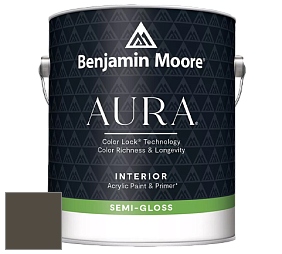 Benjamin Moore Aura 528 Waterborne Interior Semi-gloss Finish краска цвет NCS S 8005-Y 
