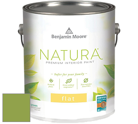 Benjamin Moore 512 Natura Interior Flat Finish матовая краска цвет NCS S 2060-G40Y 