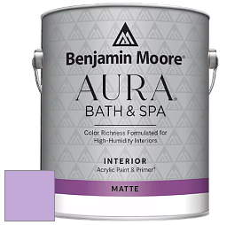 Benjamin Moore Aura 532 Bath & Spa Waterborne Interior Paint Matte Finish краска цвет NCS S 1040-R50B 