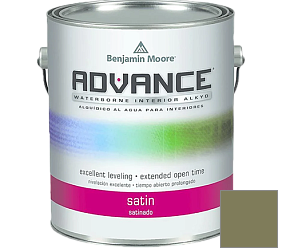 Краска Benjamin Moore 792. Advance Interior Paint-Satin эмаль цвет 489 Oak Grove