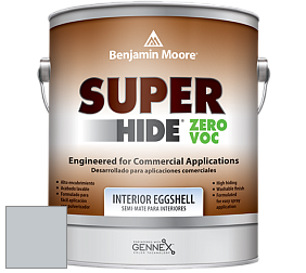 Benjamin Moore 357 Super Hide Zero Voc Interior Eggshell краска цвет 2119-60 Silver Lining