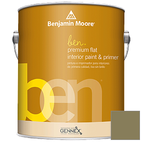 Краска Ben Premium Interior Latex Flat (W625) цвет 496 Chopped Dill