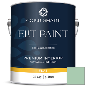 Краска COLOR SMART CS 745 ELIT PAINT глубокоматовая моющаяся краска цвет 2035-50 Spruce Green