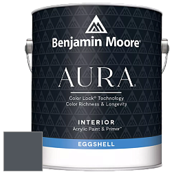 Benjamin Moore Aura 524 Waterborne Interior Eggshell Finish краска цвет 2127-30 Gravel Gray