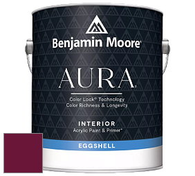 Benjamin Moore Aura 524 Waterborne Interior Eggshell Finish краска цвет RAL 4004 