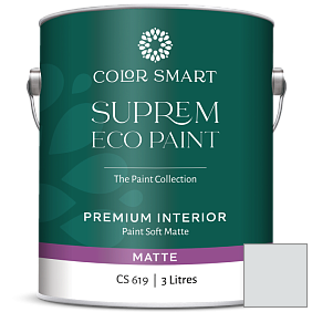 Краска COLOR SMART CS 619 SUPREM ECO PAINT матовая краска цвет 2120-70 Stone White