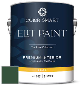 COLOR SMART CS 745 ELIT PAINT глубокоматовая моющаяся краска цвет NCS S 6530-G10Y 