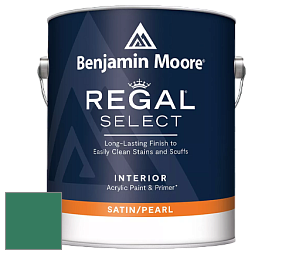 Benjamin Moore 550 Regal Select Waterborne Interior Pearl Finish краска цвет 2043-20 Ming Jade