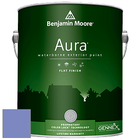 Benjamin Moore Aura 629 Waterborne Exterior Flat Finish краска цвет 2068-40 California Lilac
