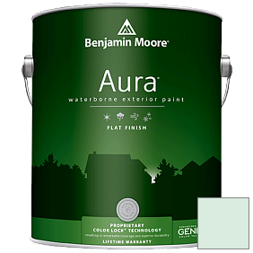 Краска Aura Waterborne Exterior Flat Finish (629) цвет 582 Cool Mint