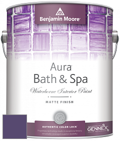 Benjamin Moore Aura 532 Bath & Spa Waterborne Interior Paint Matte Finish краска цвет 2071-20 Gentle Violet