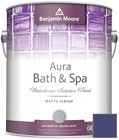 Краска Benjamin Moore Aura Bath & Spa Interior Paint Matte Finish (532) цвет 2068-20 Grape Gum