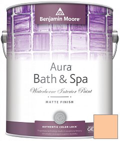 Краска Benjamin Moore Aura Bath & Spa Interior Paint Matte Finish (532) цвет 130 Peach Jam