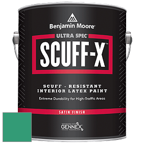 Benjamin Moore 486 Ultra Spec SCUFF-X Interior Satin Finish краска цвет 2043-30 Kelp Forest Green
