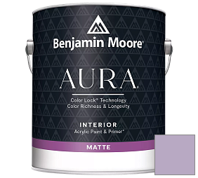 Краска Benjamin Moore Aura Interior Paint - Matte (522) цвет 2072-50 Lavender Lipstick