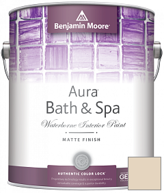 Краска Benjamin Moore Aura Bath & Spa Interior Paint Matte Finish (532) цвет AF-85 