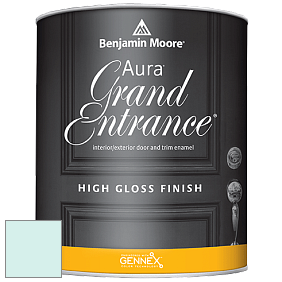 Benjamin Moore Aura 148 Grand Entrance High Gloss эмаль цвет 2048-70 Barely Teal