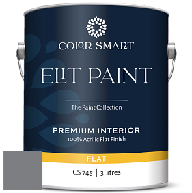 COLOR SMART CS 745 ELIT PAINT глубокоматовая моющаяся краска цвет 2121-20 Steel Wool