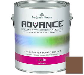 Краска Benjamin Moore 792. Advance Interior Paint-Satin эмаль цвет 2164-20 Marsh Brown