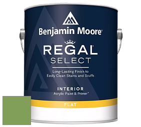 Benjamin Moore 547 Regal Select Waterborne Interior Flat Finish краска цвет 552 Pleasant Grove