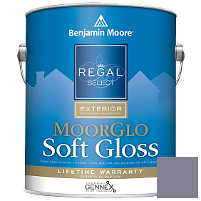 Краска Regal Select Exterior Paint-Moor GloSoft Gloss Finish (W096) цвет 2117-40 Tropical Dusk