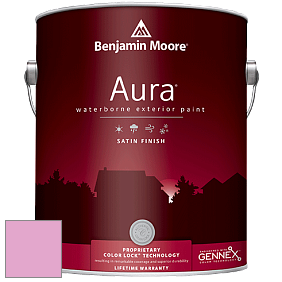 Benjamin Moore Aura 631 Waterborne Exterior Satin Finish краска цвет 2079-50 Rhododendron