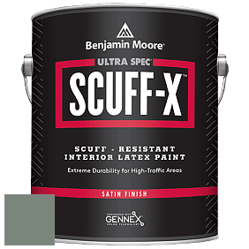 Benjamin Moore 486 Ultra Spec SCUFF-X Interior Satin Finish краска цвет NCS S 5010-G10Y 