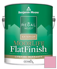 Краска Regal Select Exterior Paint-MoorLife Flat Finish (W105) цвет 2004-50 Baby Girl