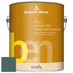 Benjamin Moore Ben W625 Premium Interior Latex Flat краска цвет AF-510 