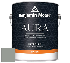 Benjamin Moore Aura 526 Waterborne Interior Satin Finish покрытие цвет NCS S 4005-G20Y 