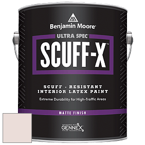 Benjamin Moore 484 Ultra Spec SCUFF-X Interior Matte Finish краска цвет 2102-70 First Light