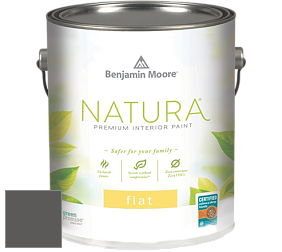 Benjamin Moore 512 Natura Interior Flat Finish матовая краска цвет 2134-30 Iron Mountain