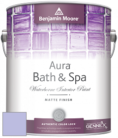 Benjamin Moore Aura 532 Bath & Spa Waterborne Interior Paint Matte Finish краска цвет NCS S 1030-R60B 